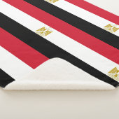 Couverture Sherpa Patriotique Sherpa Blanket avec drapeau égyptien (3/4)