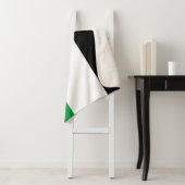 Couverture Sherpa Patriotique Sherpa Blanket avec drapeau palestinie (En situation)