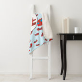 Couverture Sherpa Pattern custom Nom (En situation)