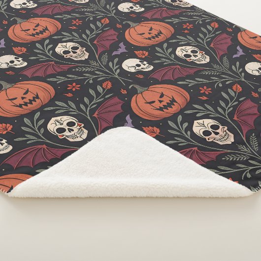 Couverture Sherpa Pattern d'Halloween (3/4)