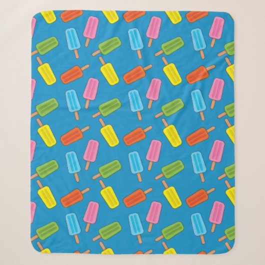 Couverture Sherpa Patters de Popsicles (Devant)