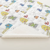 Couverture Sherpa Patters de Sesame StreetVintage (3/4)
