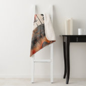 Couverture Sherpa Paysage Abstrait de Boho (13) (En situation)