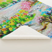 Couverture Sherpa Paysage d'aquarelle 2 (3/4)