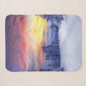Couverture Sherpa Paysage hivernal (Devant (Horizontal))