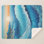 Couverture Sherpa Paysage marin de Fantasia Waters (Devant (Horizontal))