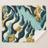 Couverture Sherpa Paysage moderne (Devant (Horizontal))