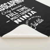 Couverture Sherpa Paysage Titre du travail Cadeau (3/4)