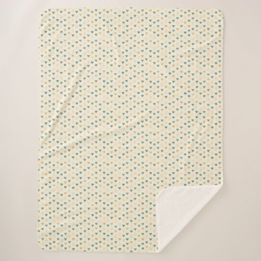 Couverture Sherpa Peace, Love and Inclusion | Awareness Pattern (Devant)