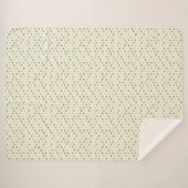 Couverture Sherpa Peace, Love and Inclusion | Awareness Pattern (Devant (Horizontal))