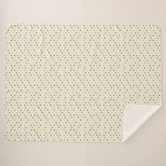 Couverture Sherpa Peace, Love and Inclusion | Awareness Pattern (Devant (Horizontal))