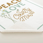 Couverture Sherpa Peace Love et Country Music (3/4)