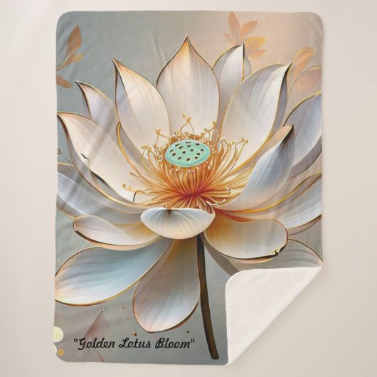 Couverture Sherpa "Peaceful New Beginnings" (Devant)