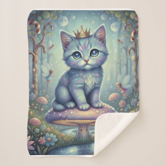 Couverture Sherpa Peaceful Paws - Enlightened in Color (Devant)