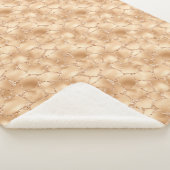 Couverture Sherpa Peach Gold Parties scintillant Glam Sparkle Giraff (3/4)