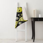 Couverture Sherpa Peacock Bird Art graphique (En situation)
