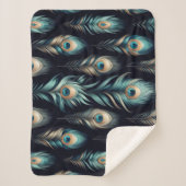 Couverture Sherpa Peacock Plumes (Devant)