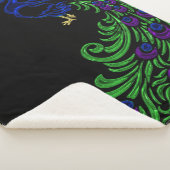 Couverture Sherpa Peacock Sherpa Blanket (3/4)