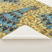 Couverture Sherpa Peacocks Birds Rowan Trees Art Nouveau (3/4)