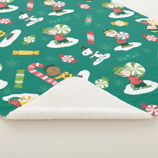 Couverture Sherpa Peanuts Pepperment Dreams Motif de vacances (3/4)