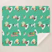 Couverture Sherpa Peanuts Peppermint Dreams Snowflake Motif (Devant (Horizontal))