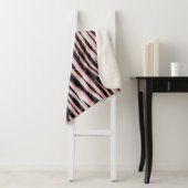Couverture Sherpa Peau animale Abstraite Impression sans joint (En situation)