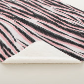 Couverture Sherpa Peau animale Abstraite Impression sans joint (3/4)