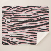 Couverture Sherpa Peau animale Abstraite Impression sans joint (Devant (Horizontal))
