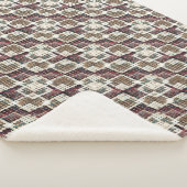 Couverture Sherpa Peau de serpent. (3/4)