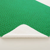 Couverture Sherpa Peau peau verte texture peau (3/4)