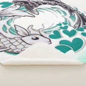 Couverture Sherpa peces con corazones (3/4)