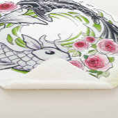 Couverture Sherpa peces con rosas (3/4)