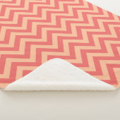 Couverture Sherpa Pêche et canneberge Chevron (3/4)