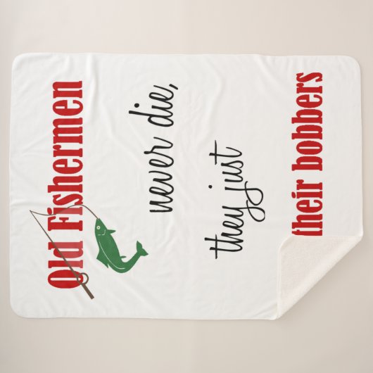 Couverture Sherpa Pêche Sherpa Blanket (Devant (Horizontal))