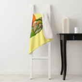 Couverture Sherpa Pêcher sur Terre amusant jeu de Noël (En situation)