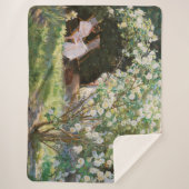 Couverture Sherpa Peder Severin Kroyer - Roses (Devant)