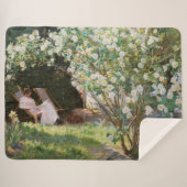 Couverture Sherpa Peder Severin Kroyer - Roses (Devant (Horizontal))