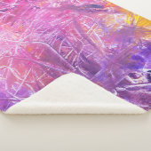 Couverture Sherpa Peinture Abstraite (3/4)