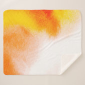 Couverture Sherpa peinture Abstraite aquarelle de luxe fluide art. h (Devant (Horizontal))