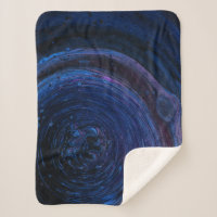 Peinture abstraite violette et marron