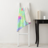 Couverture Sherpa Peinture arc-en-ciel (En situation)