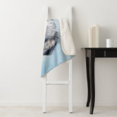 Couverture Sherpa Peinture de berger américaine miniature - L'art du (En situation)