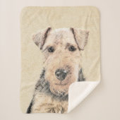 Couverture Sherpa Peinture galloise Terrier - Cute Original Chien Ar (Devant)