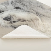 Couverture Sherpa Peinture Havanaise (Gold Sable) - Art Chien origin (3/4)