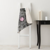 Couverture Sherpa Peinture russe Terrier noir - Chien original migno (En situation)