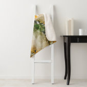 Couverture Sherpa Peinture sur tigre (En situation)