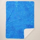 Couverture Sherpa Peintures à l'aquarelle à spectre bleu (Devant)