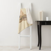 Couverture Sherpa Pembroke Welsh Corgi Peinture - Art Chien original (En situation)