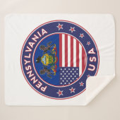 Couverture Sherpa Pennsylvanie (Devant (Horizontal))