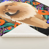 Couverture Sherpa PENNY 4 VOS PENSÉES Chow Sherpa Blanket (3/4)